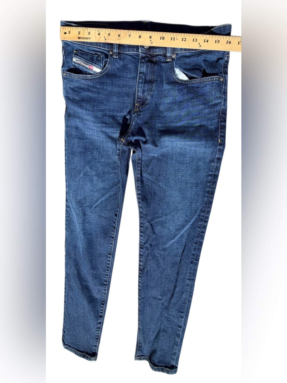 Men’s Diesel D-Strukt Jeans 32 32 Stretch Slim Straight - Picture 3 of 8